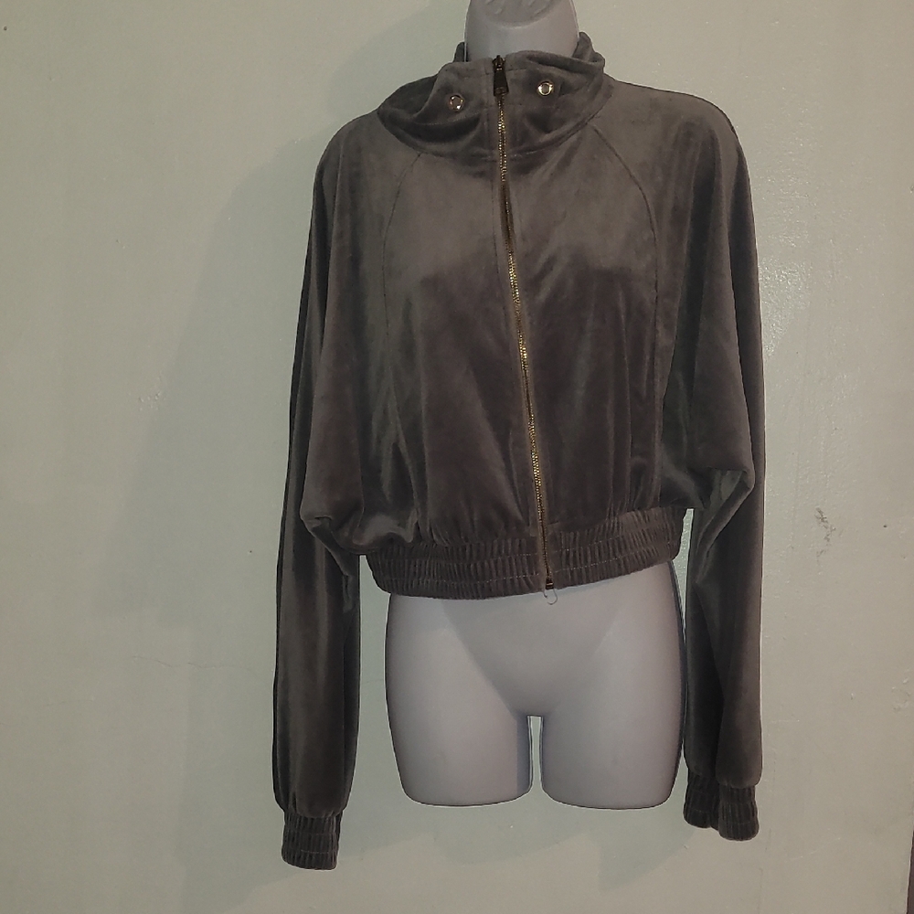 Women's Velvet Jacket in Brown